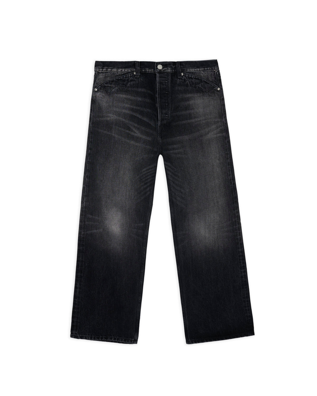 13.2oz Type 00 Selvedge Denim Pant - Washed Black – Brain Dead