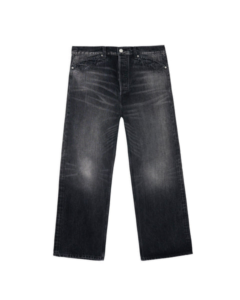 パンツ coating skinny denim archive 13.2oz Type 00 Selvedge Denim Pant - Washed Black – Brain Dead