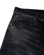 13.2oz Type 00 Selvedge Denim Pant - Washed Black 8