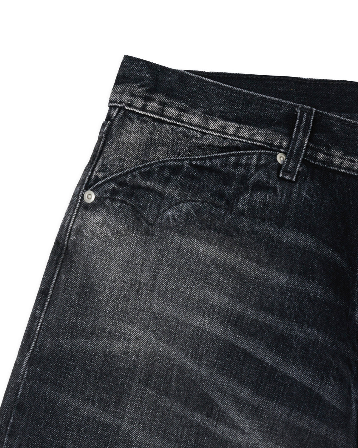 13.2oz Type 00 Selvedge Denim Pant - Washed Black – Brain Dead