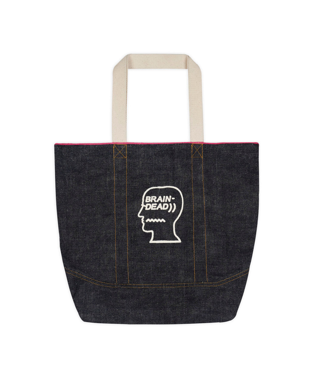 Selvedge Denim Logohead Tote Bag - Indigo