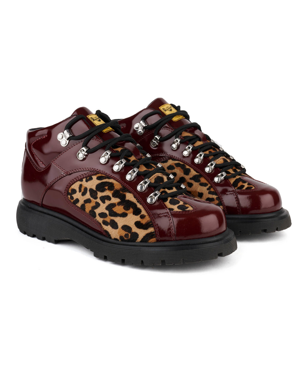 Brain Dead x Dr Martens Waybourne Boot - Cherry Red/Leopard 3