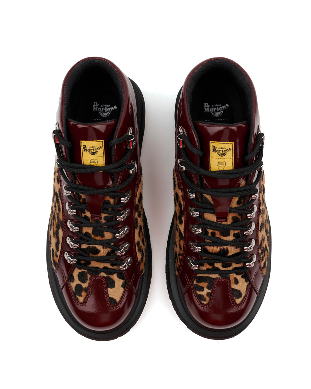 Brain Dead x Dr Martens Waybourne Boot - Cherry Red/Leopard 5
