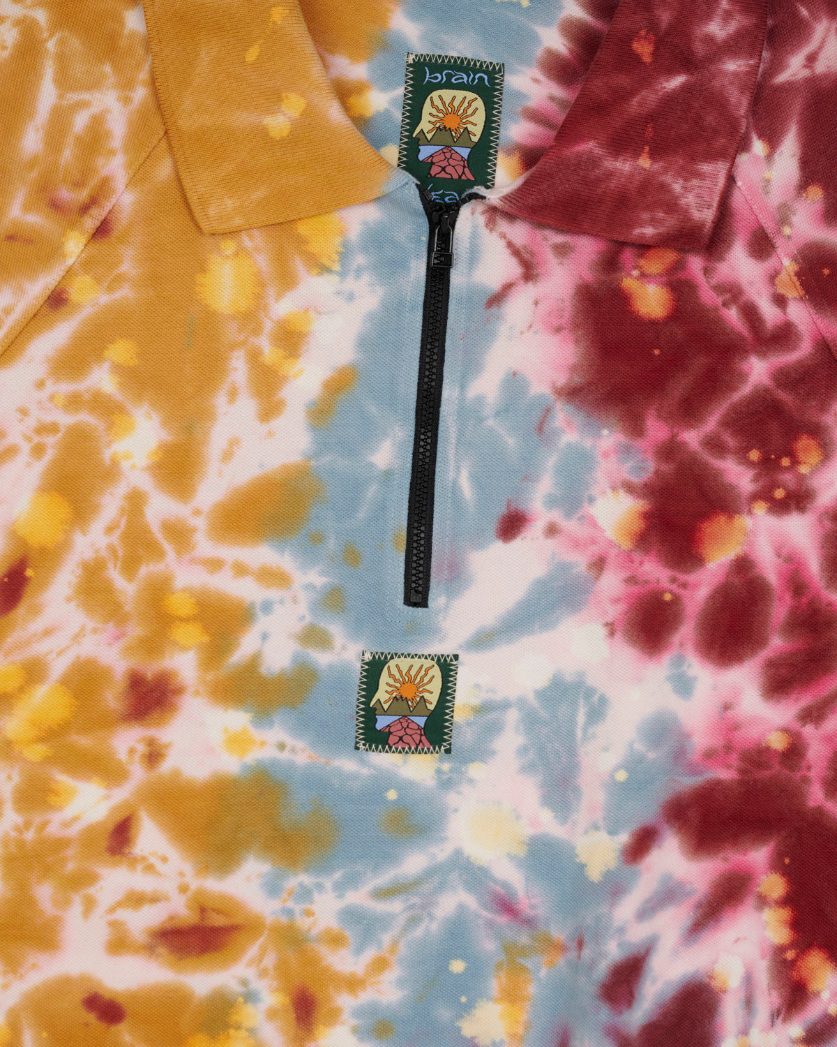 Dyed Short Sleeve Boxed Pique Polo - Terracotta – Brain Dead