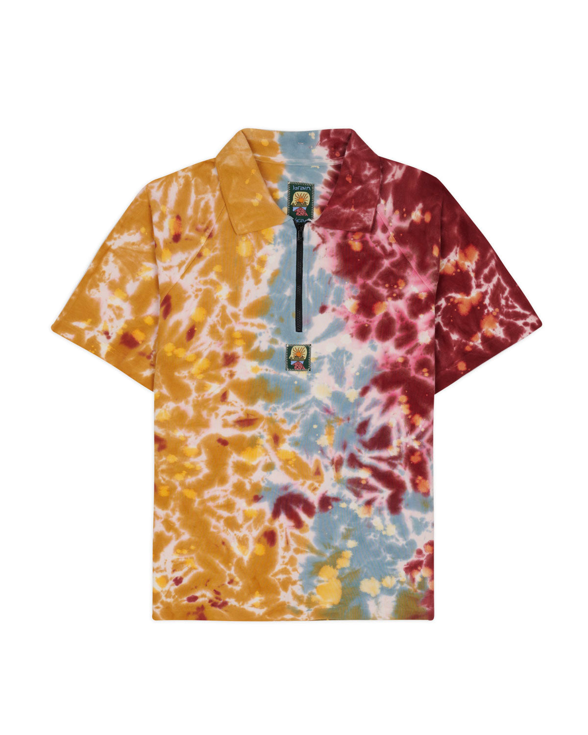  x Brain Dead ポロシャツ Dyed Short Sleeve Boxed Pique Polo - Terracotta – Brain Dead