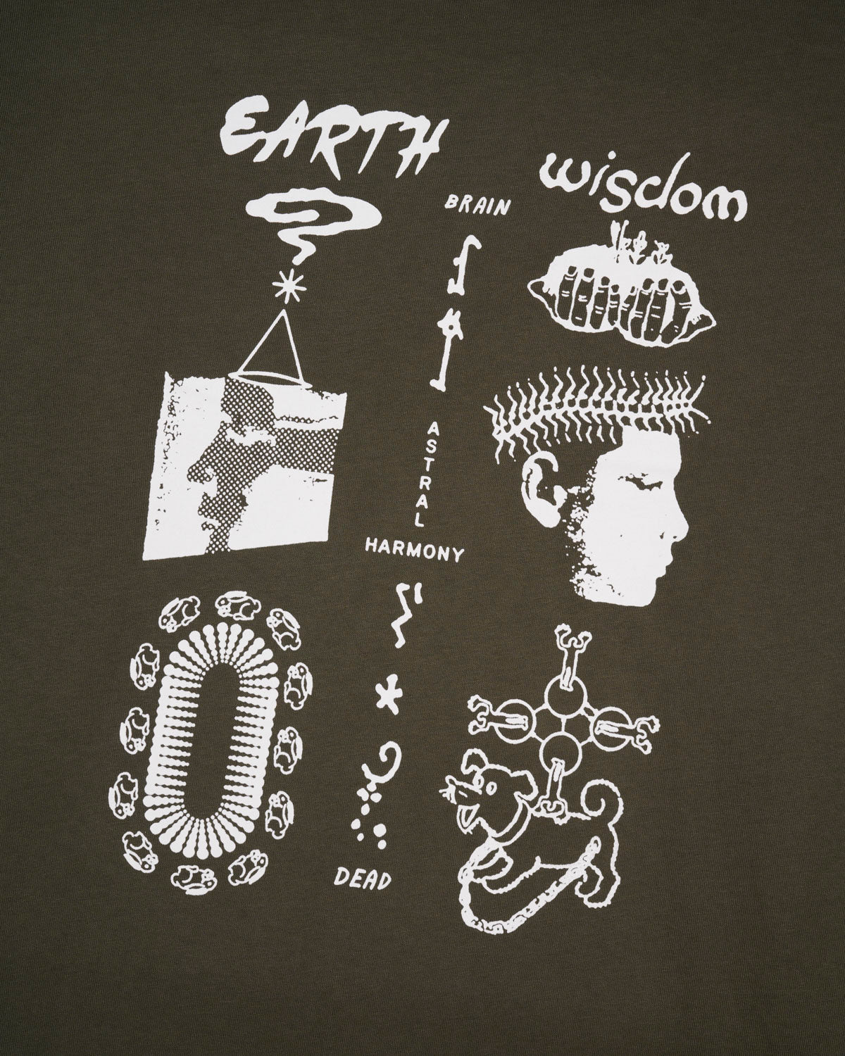 Earth Wisdom Long Sleeve Shirt - Dark Green 3