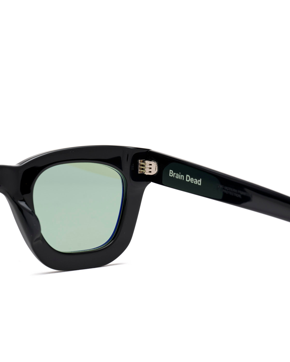 Elia Post Modern Primitive Eye Protection - Black/Green – Brain Dead