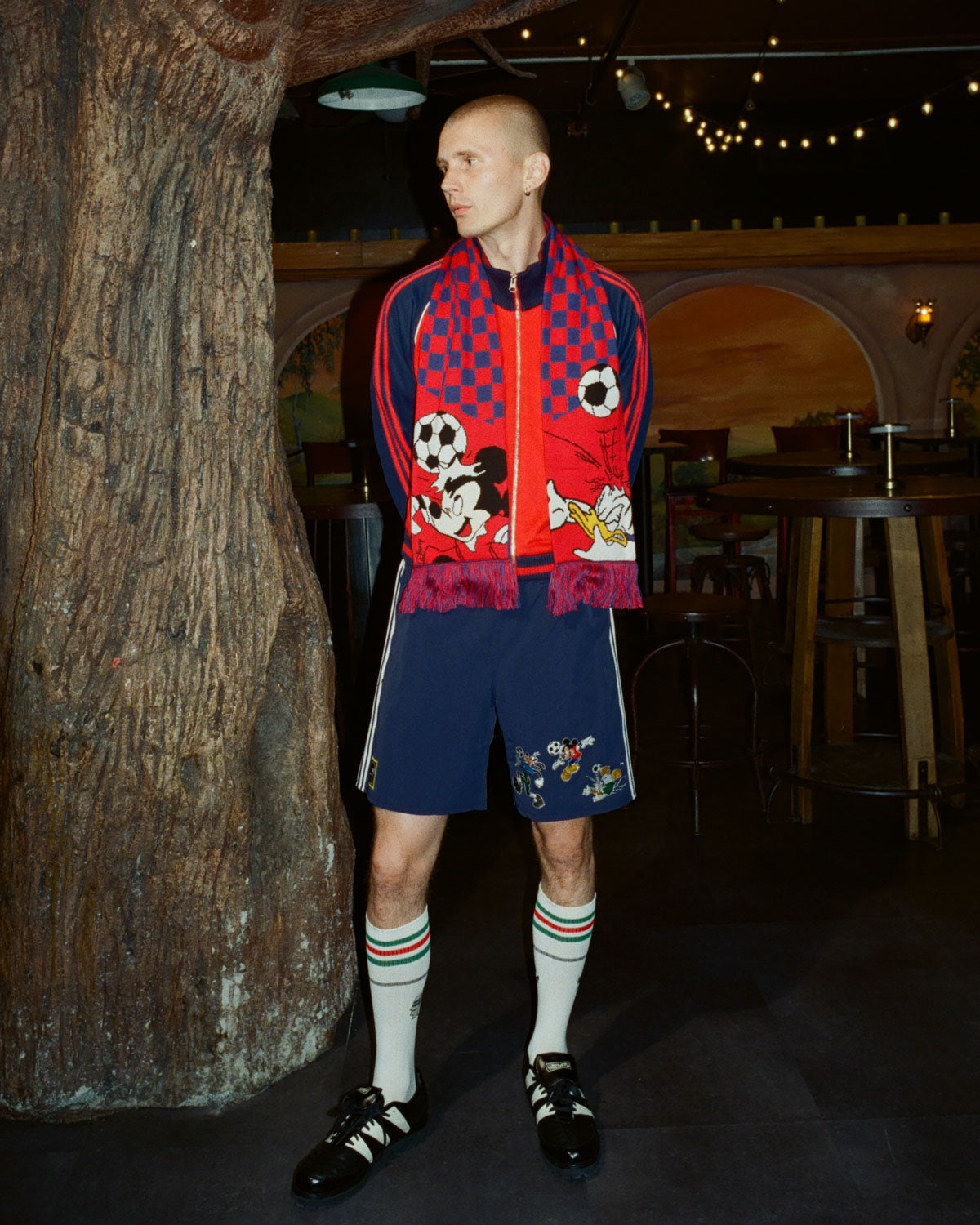Brain Dead x Disney x Adidas Mickey Soccer Socks - White 2