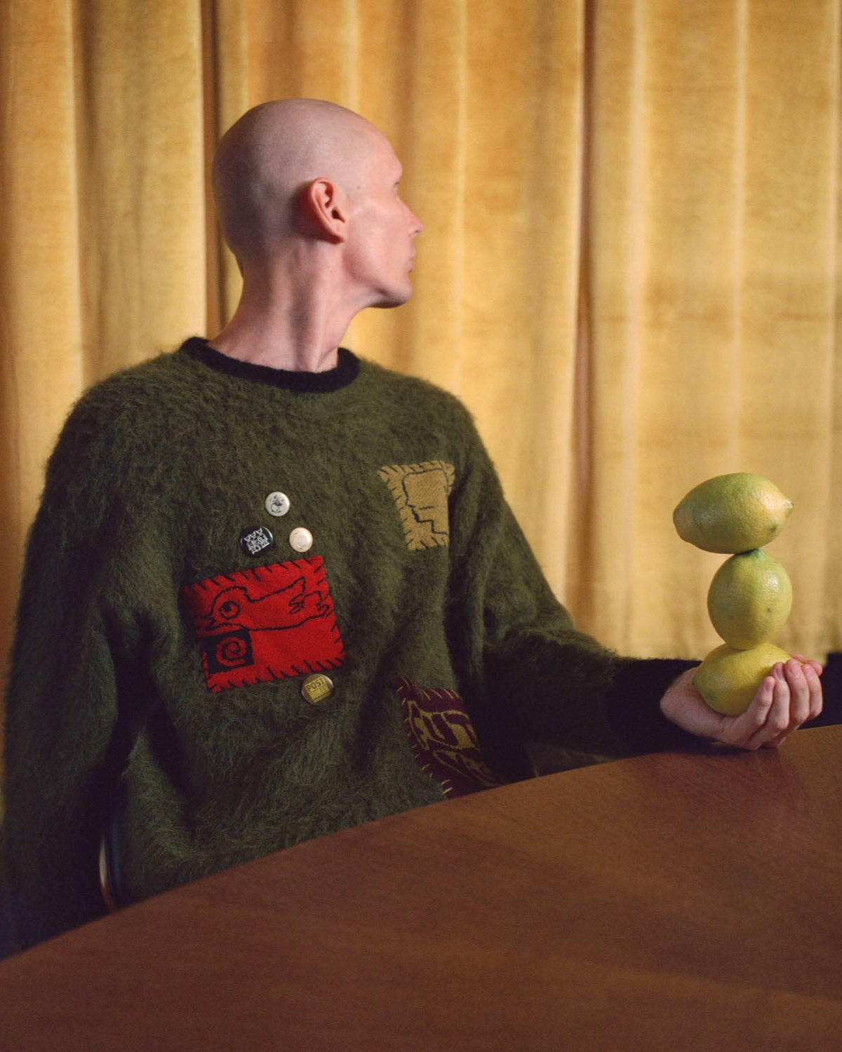 Future Vision Boxy Knit Sweater - Olive – Brain Dead