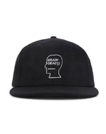 Flannel Logohead 6 Panel Hat - Black 1