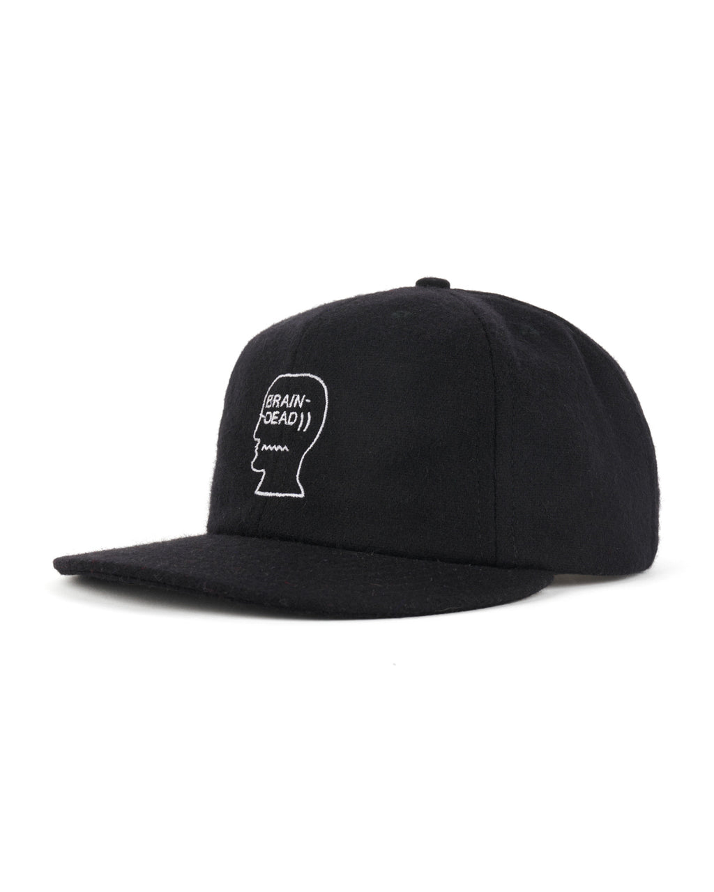 Flannel Logohead 6 Panel Hat - Black 3