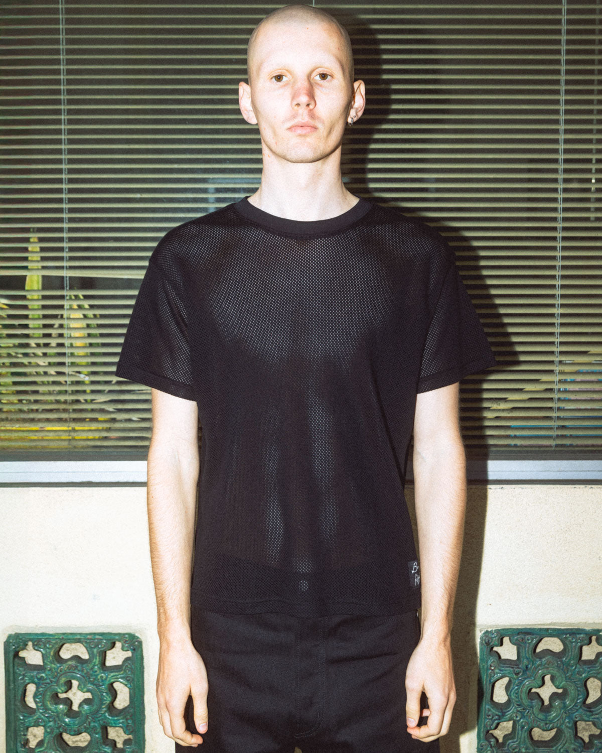 Folk Technology Mesh T-shirt - Black 2