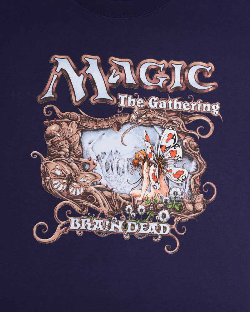 Brain Dead x Magic: The Gathering Cradle T-shirt - Navy 2