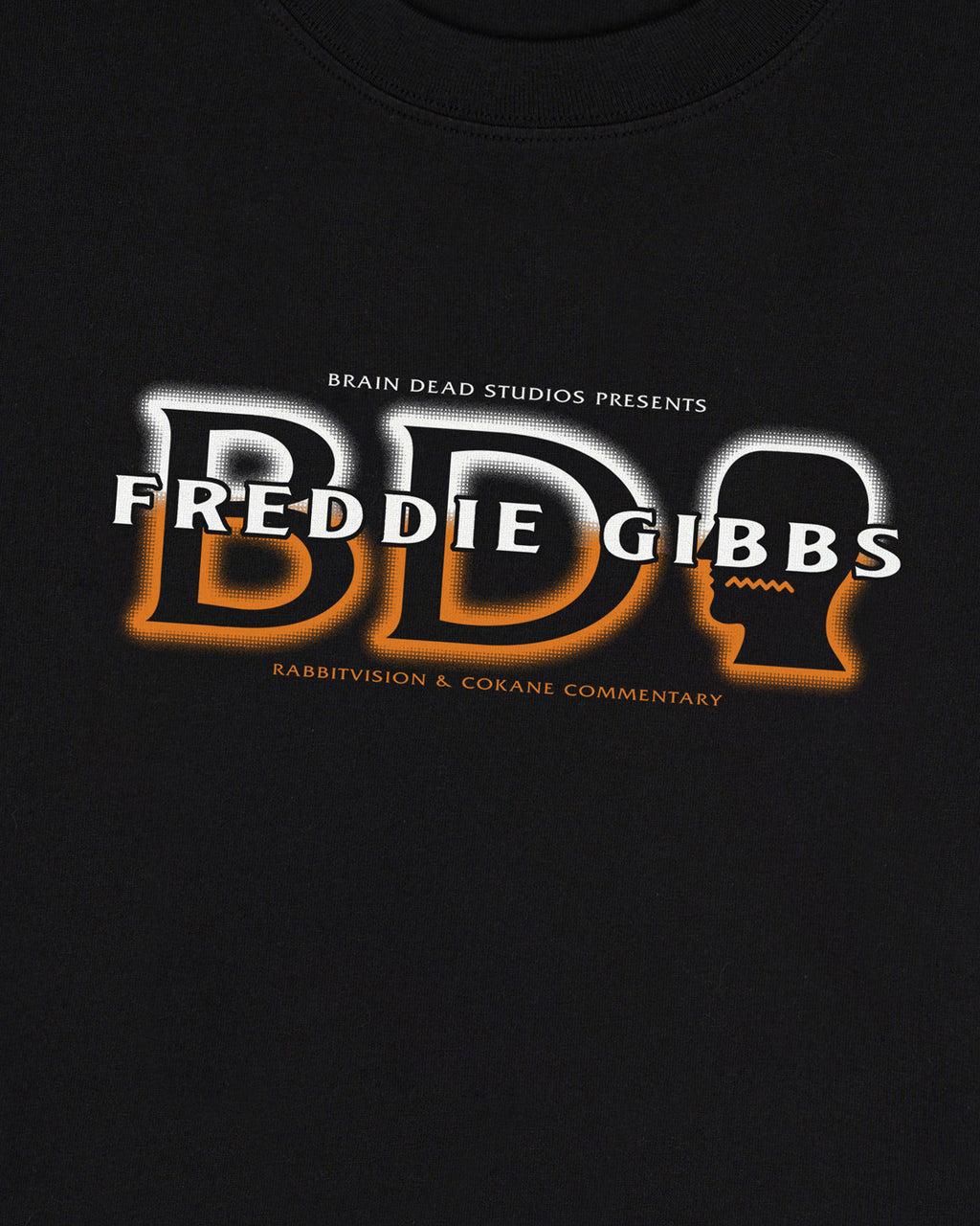 Brain Dead x Freddie Gibbs Halloween H20 T-Shirt - Black 3
