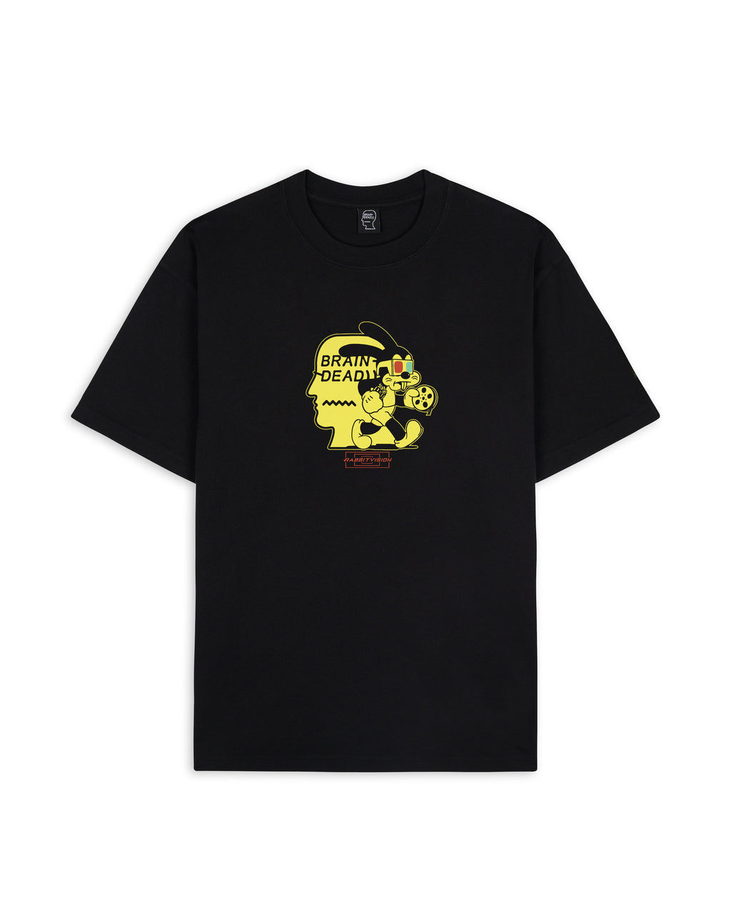Brain Dead x Freddie Gibbs Rabbit Vision T-shirt - Black 1