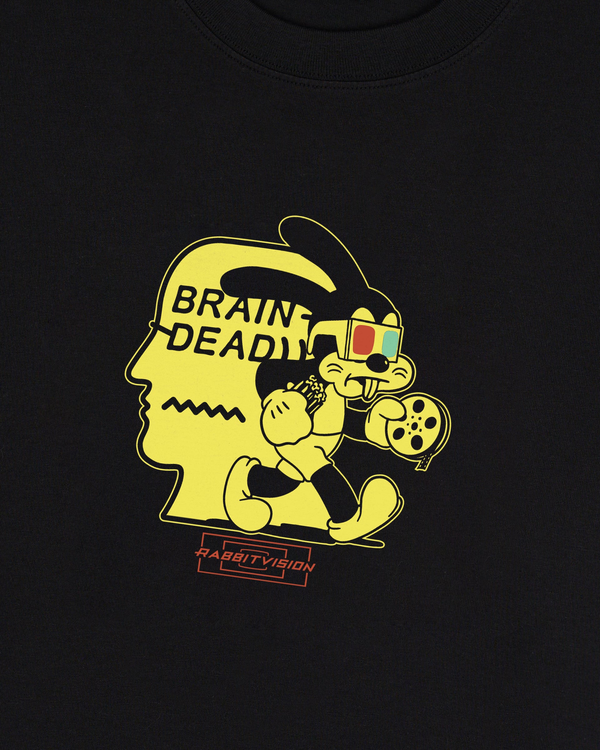 Brain Dead x Freddie Gibbs Rabbit Vision T-shirt - Black