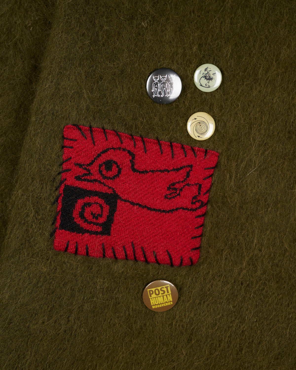 Future Vision Boxy Knit Sweater - Olive 4