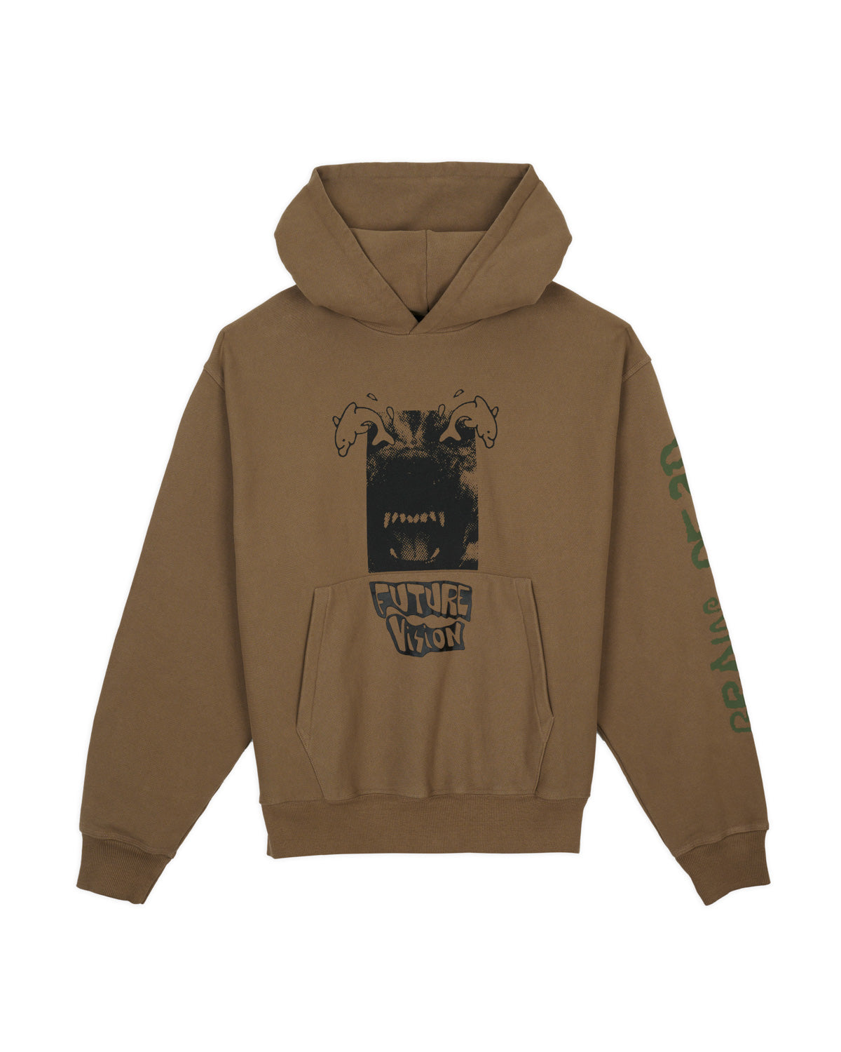 Future Vision Hoodie - Coffee – Brain Dead