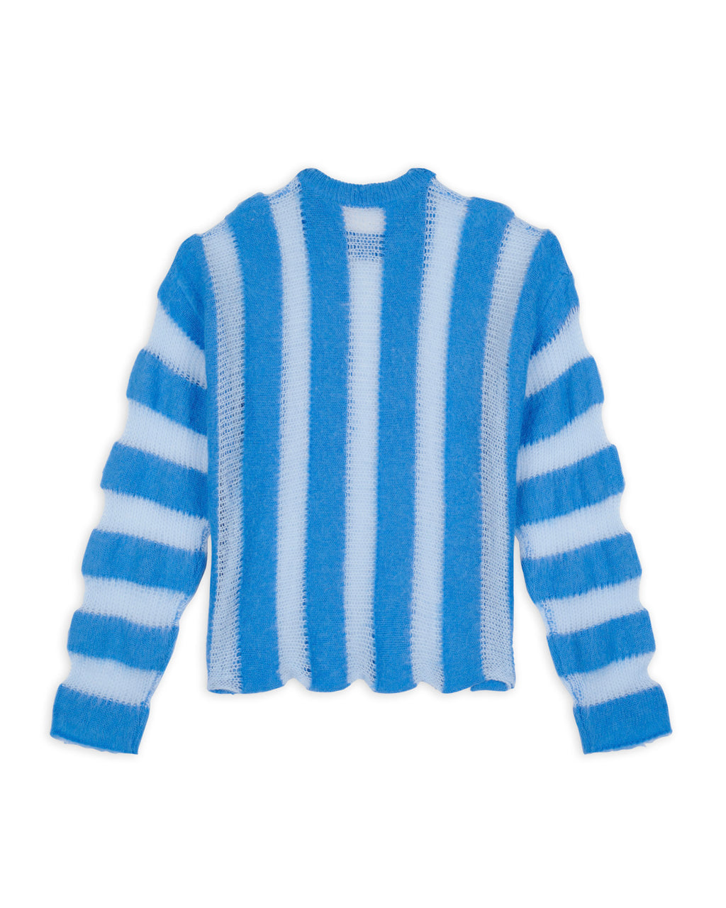 Fuzzy Threadbare Sweater - Light Blue 2