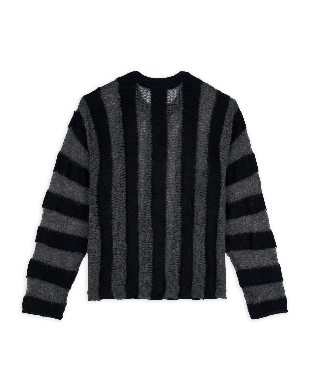 Fuzzy Threadbare Sweater - Black 2