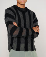 Fuzzy Threadbare Sweater - Black 6