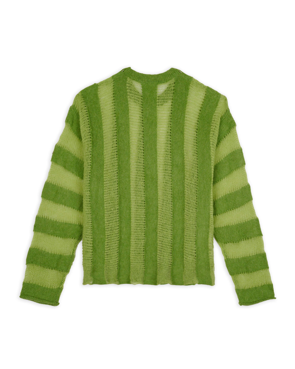 Fuzzy Threadbare Sweater - Green 2