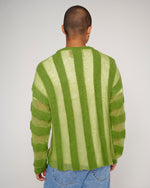 Fuzzy Threadbare Sweater - Green 5
