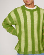 Fuzzy Threadbare Sweater - Green 6