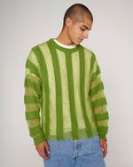 Fuzzy Threadbare Sweater - Green 4