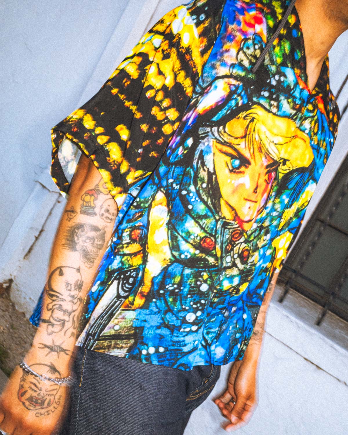 Brain Dead x Ghost In The Shell Thermal-Optical Camo Rayon - Multi