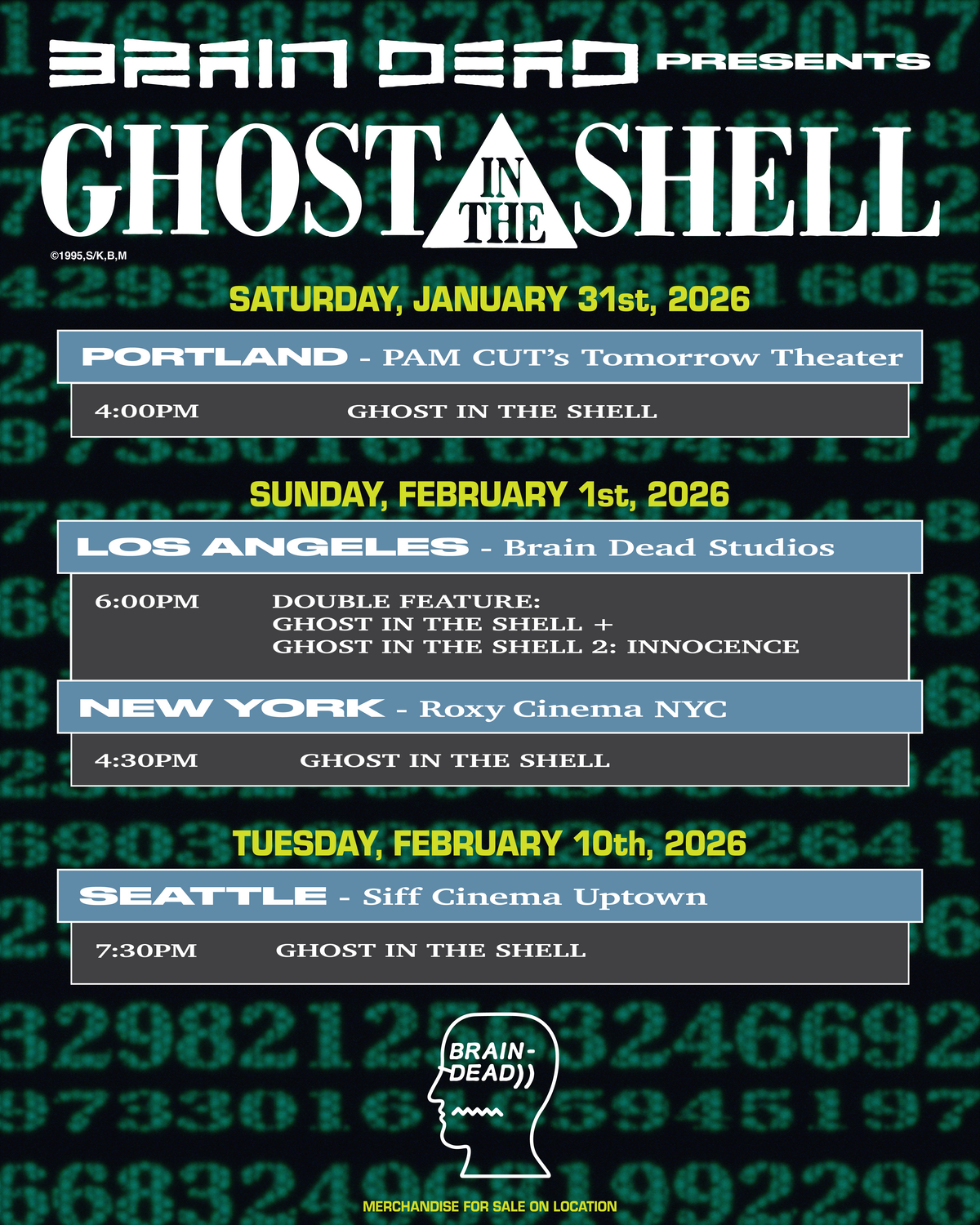 Brain Dead x Ghost in the Shell