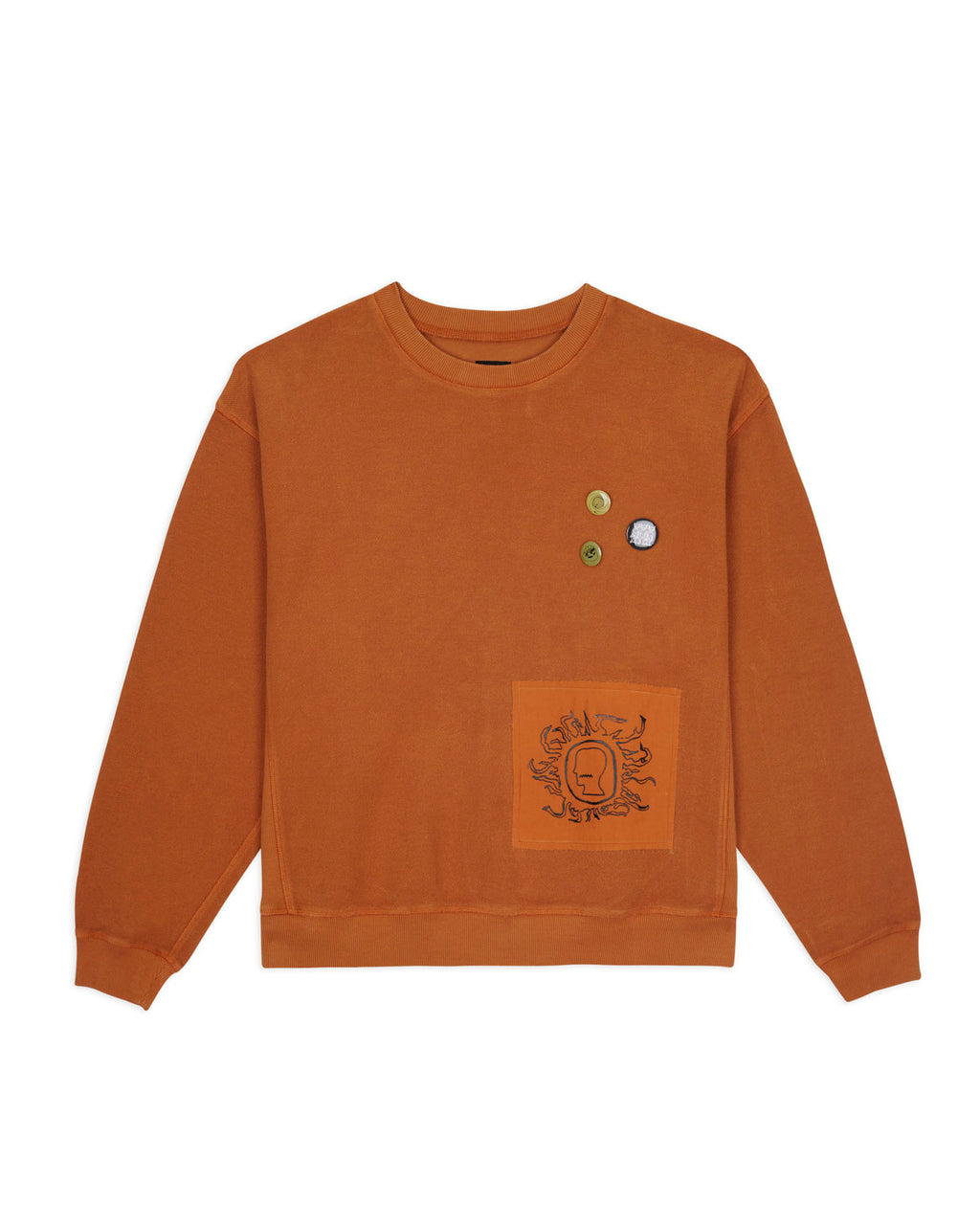 Gargoyle Crewneck - Ochre / Light Brown