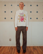 Gaspar Heart Button Up Oxford - White 2