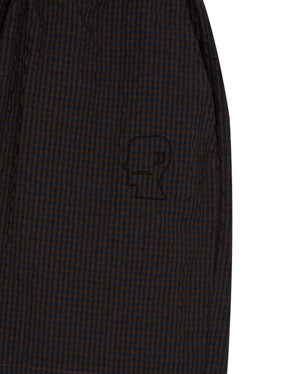 Gingham Shorts - Black 3