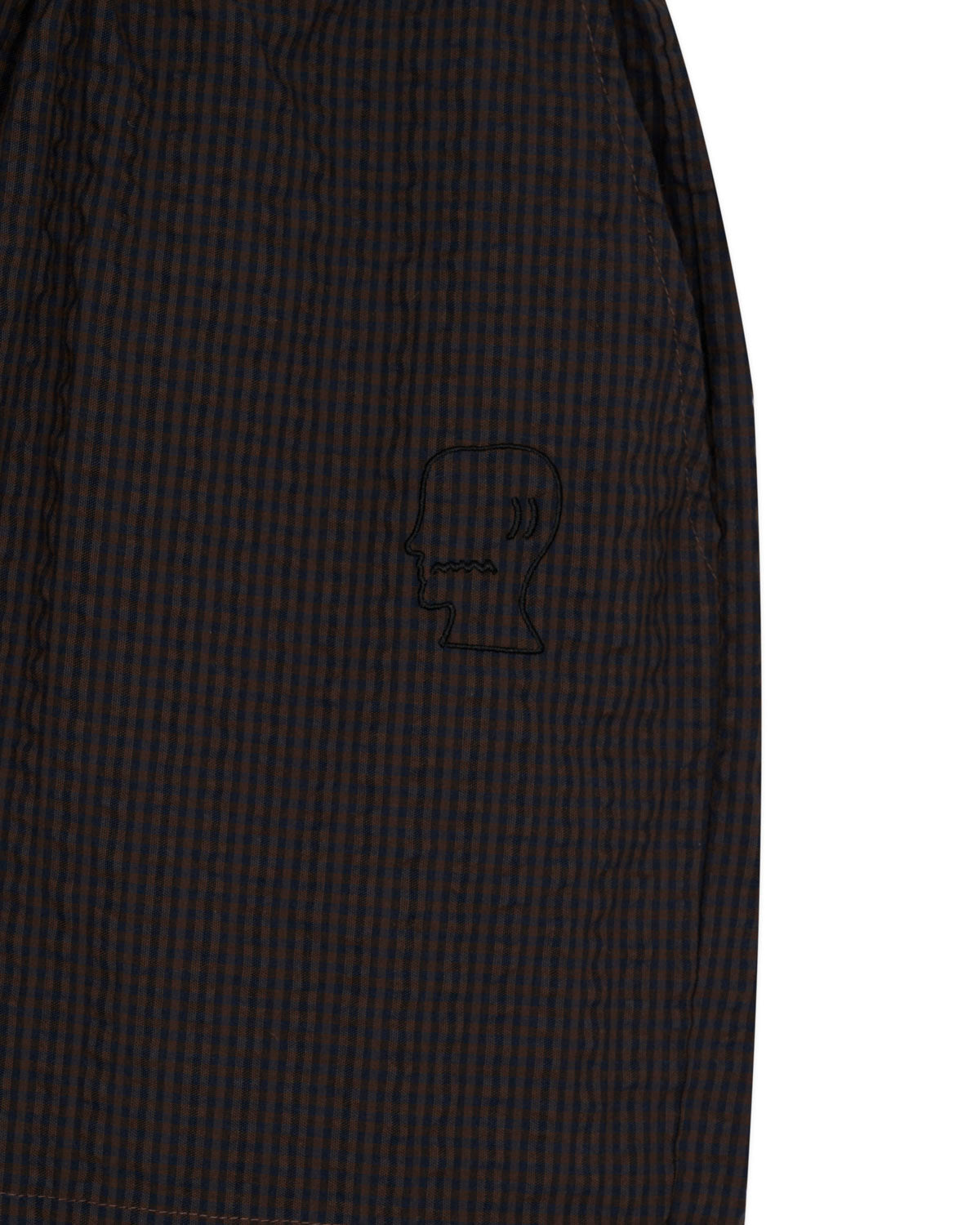 Gingham Shorts - Black 3