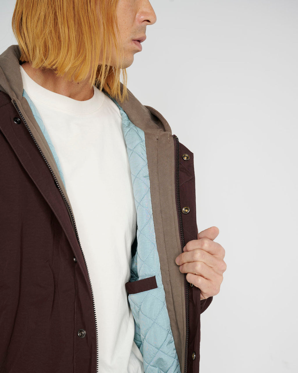 Hooded Flight Jacket - Chocolate 4