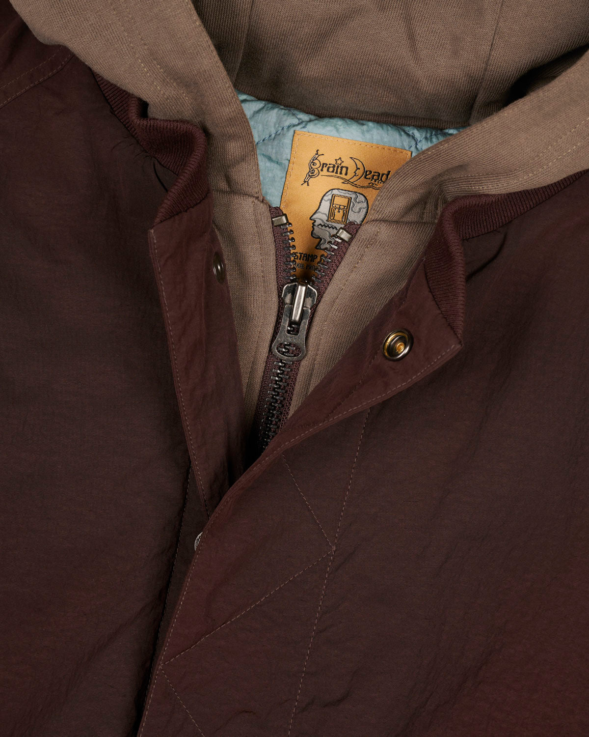 Hooded Flight Jacket - Chocolate 3