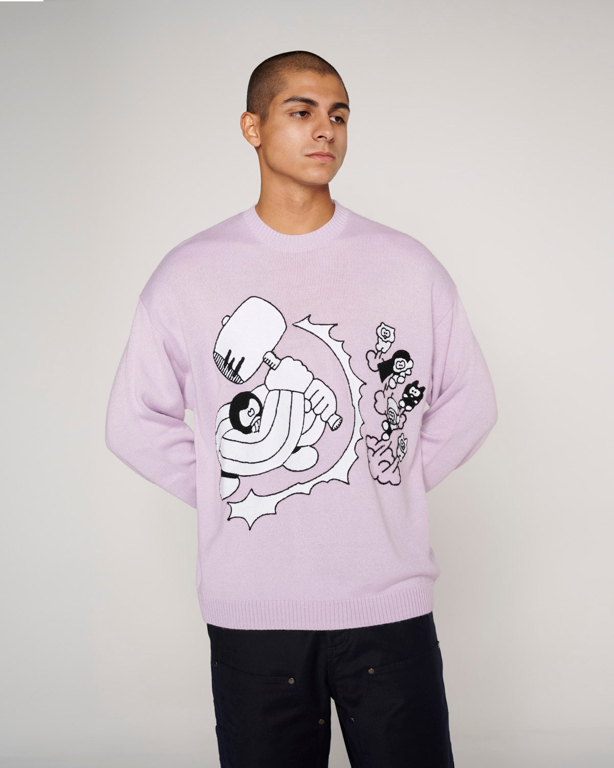 Hammer Sweater - Lilac 4