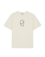 Heavyweight 3D Embroidery Logohead T-shirt - Natural 1