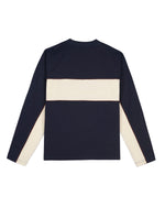 Heavyweight Paneled Long Sleeve Shirt - Navy 6