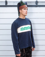 Heavyweight Paneled Long Sleeve Shirt - Navy 9