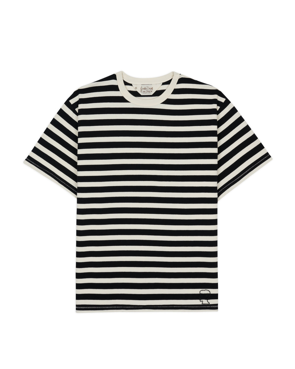 Heavyweight Stripe T-shirt - Black