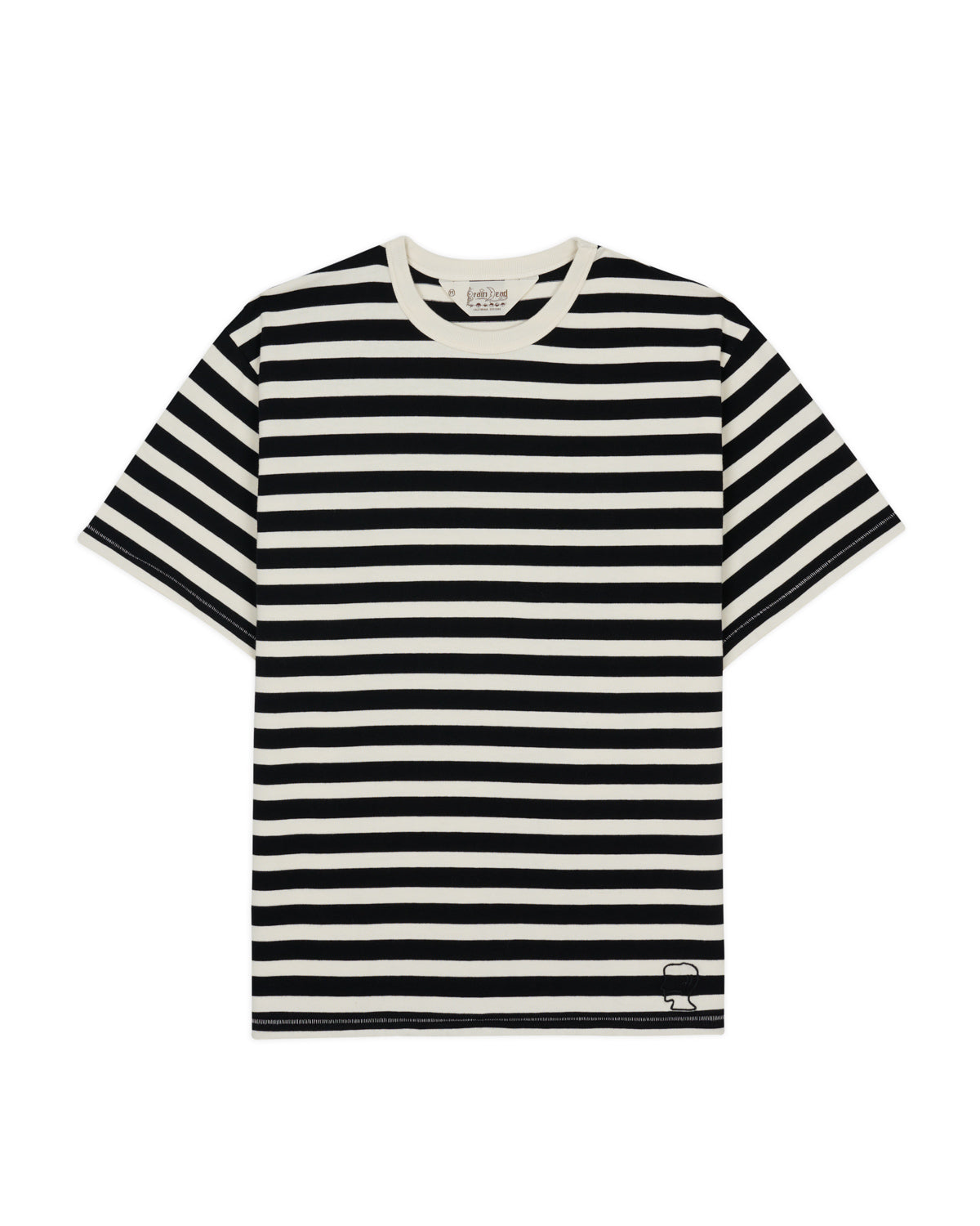 Heavyweight Stripe T-shirt - Black 1