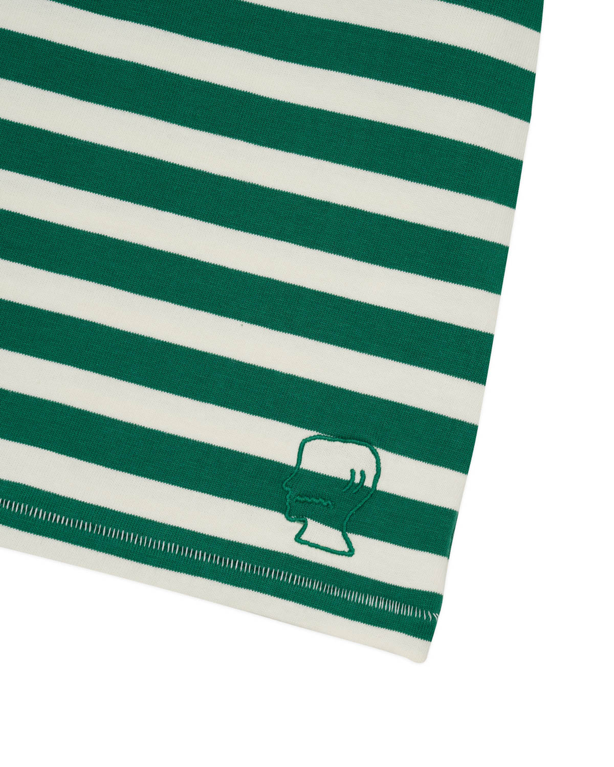 Heavyweight Stripe T-shirt - Green 4