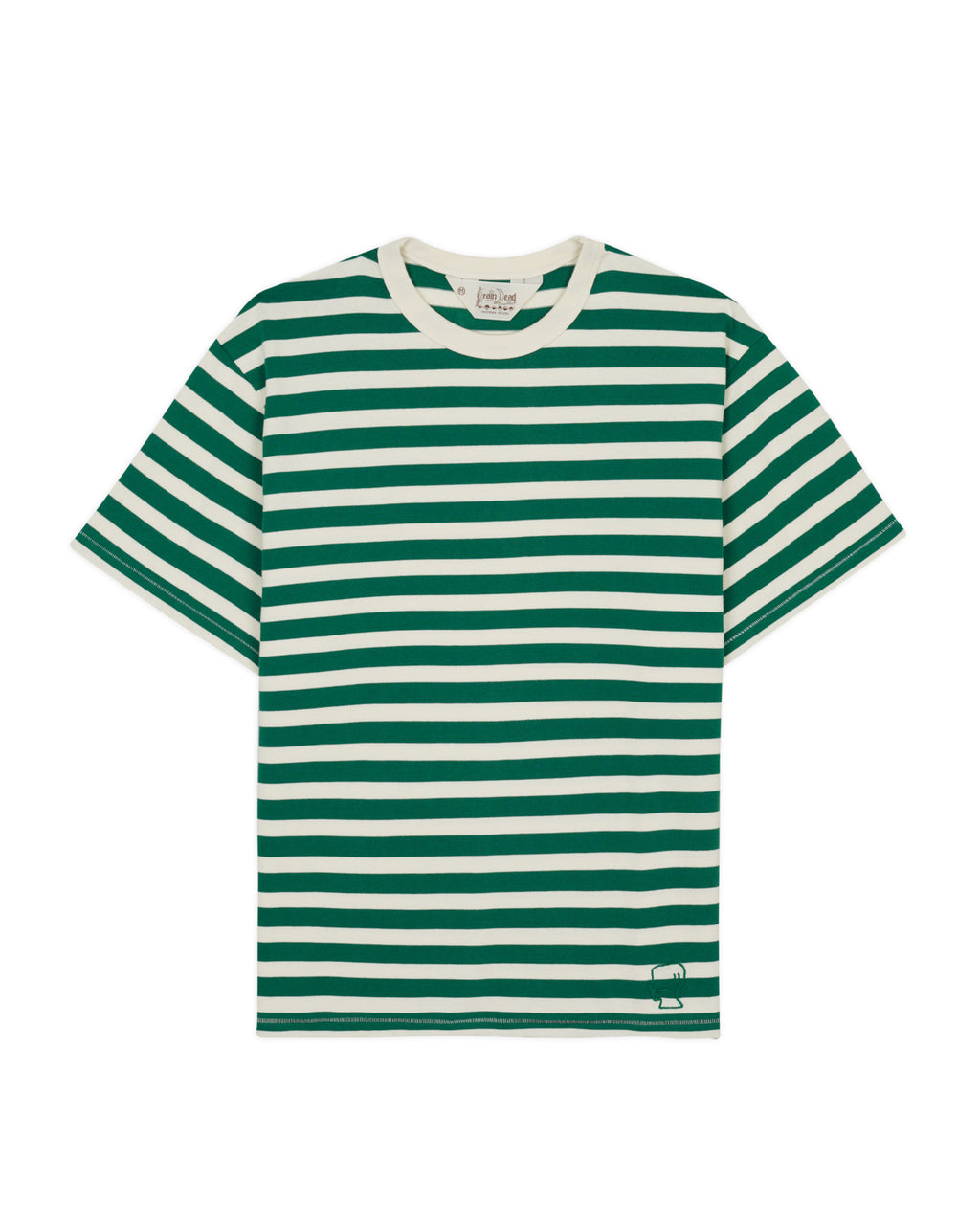 Heavyweight Stripe T-shirt - Green