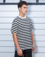 Heavyweight Stripe T-shirt - Black 5