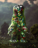 Brain Dead x Godzilla Marusan Hedorah - Clear Green