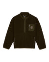 Hole Mock Neck Pullover - Olive