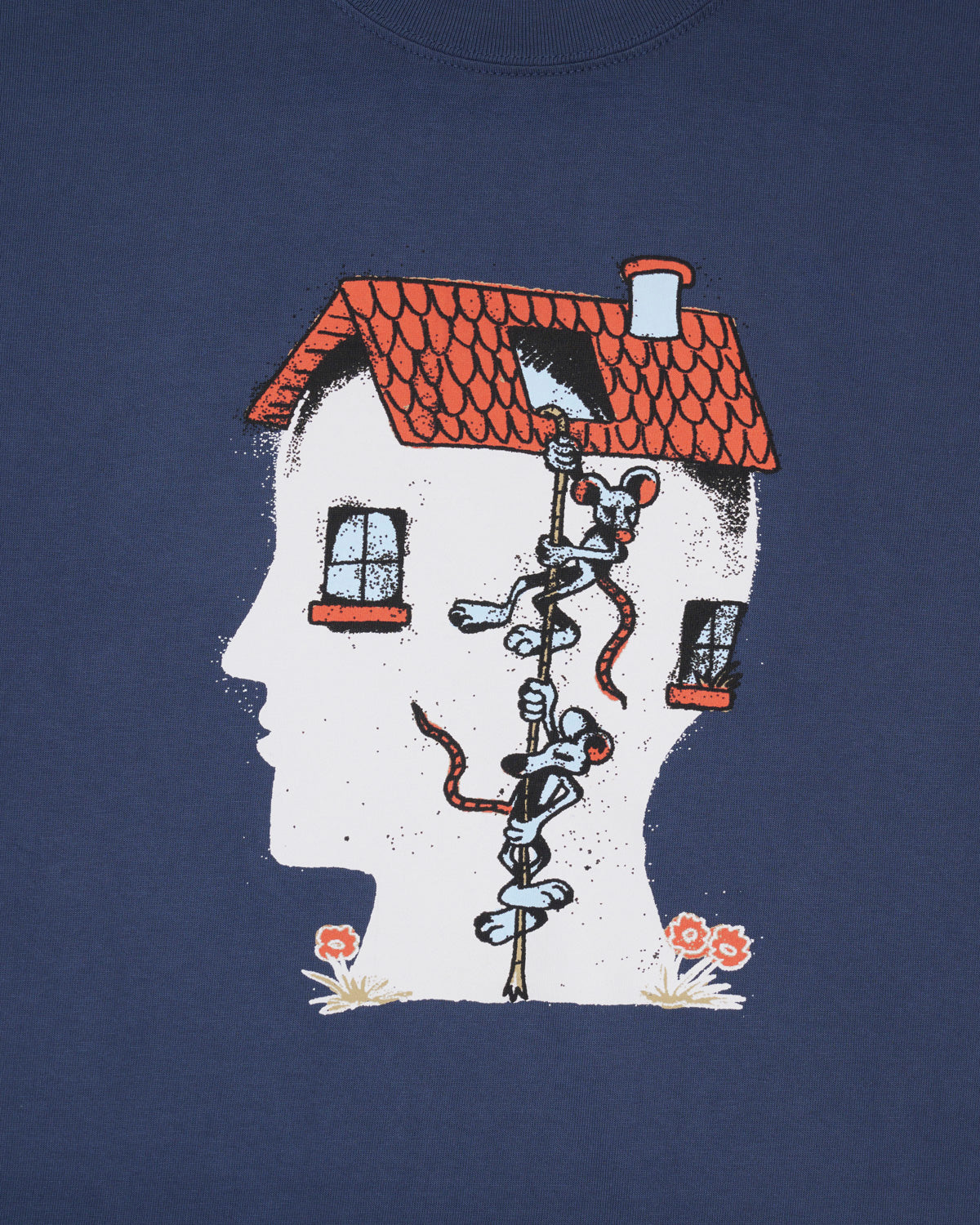 House Mouse T-shirt - Blue 3