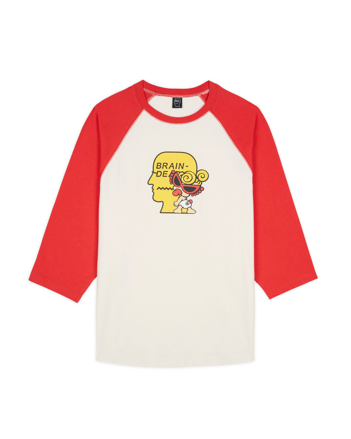 Brain Dead x Hysteric Mini Raglan Baseball Shirt - White 1